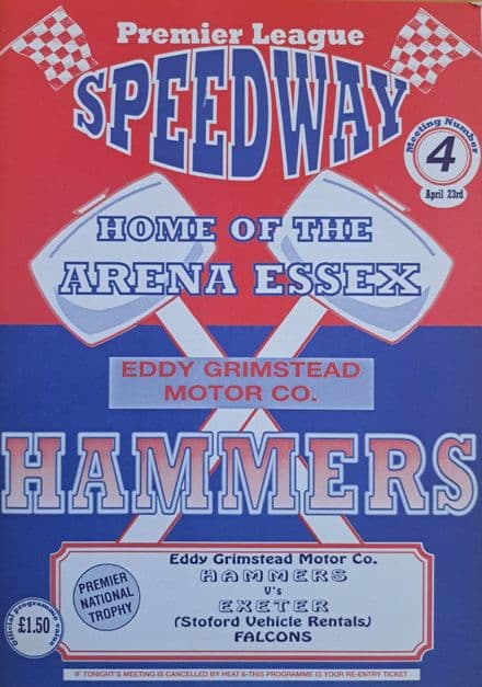 Hammers v Exeter (1999, Apr 23rd)