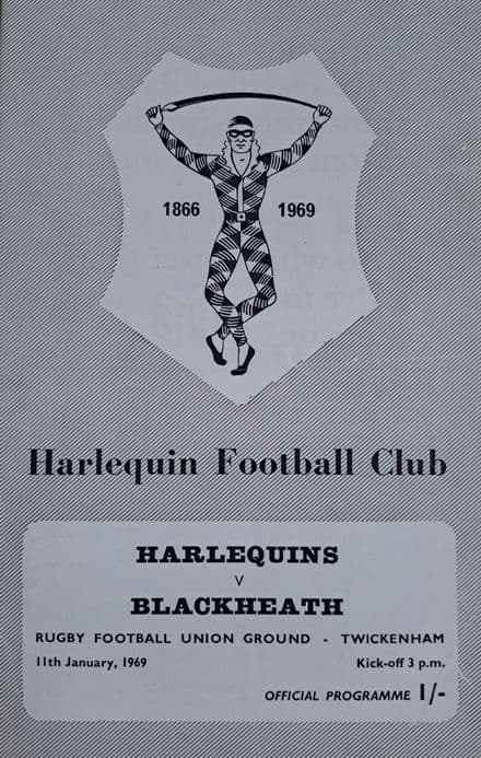Harlequins v Blackheath (1969, Jan 11th)