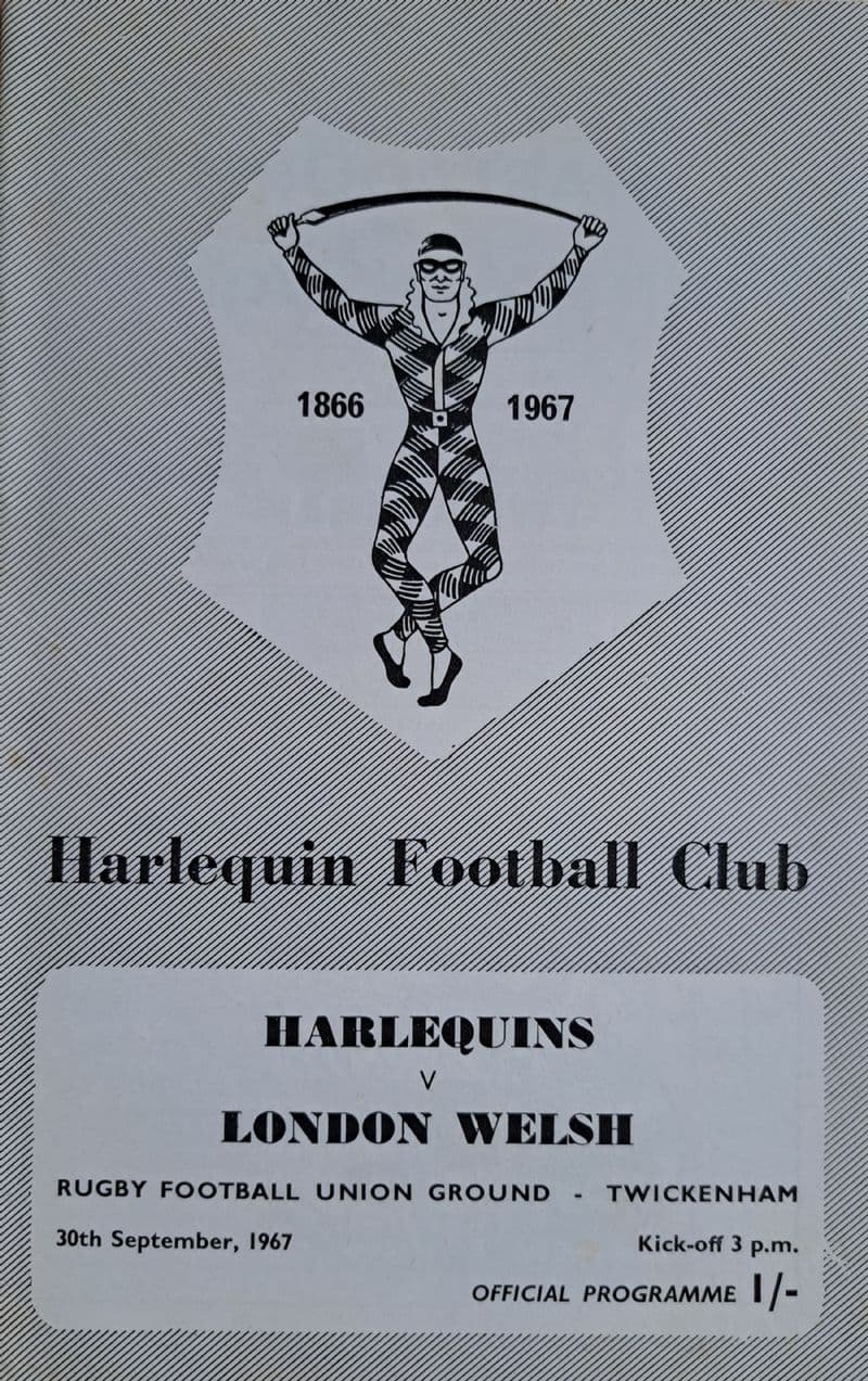 Harlequins v London Welsh (1967, Sep 30th)