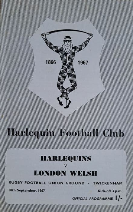 Harlequins v London Welsh (1967, Sep 30th)