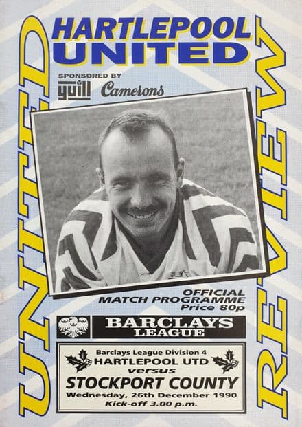 Hartlepool v Stockport, Div 4 (1990, Dec 26th)
