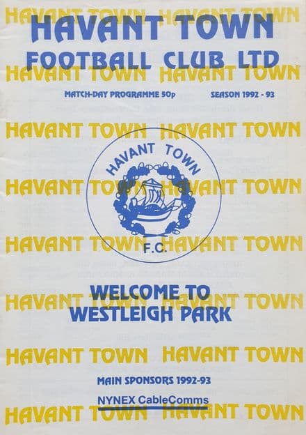Havant v Dunstable, BH Lge (1992, Nov 14th)