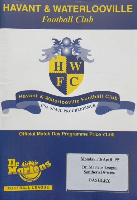 Havant & Waterlooville v Bashley, DM Lge (1999, Apr 5th)