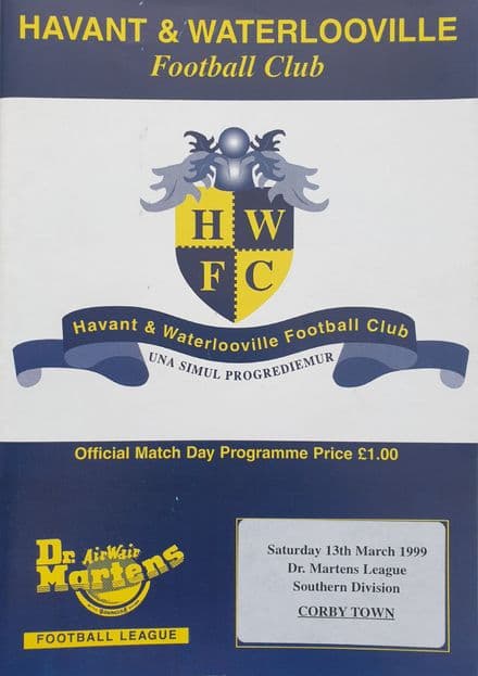 Havant & Waterlooville v Corby, DM Lge (1999, Mar 13th)