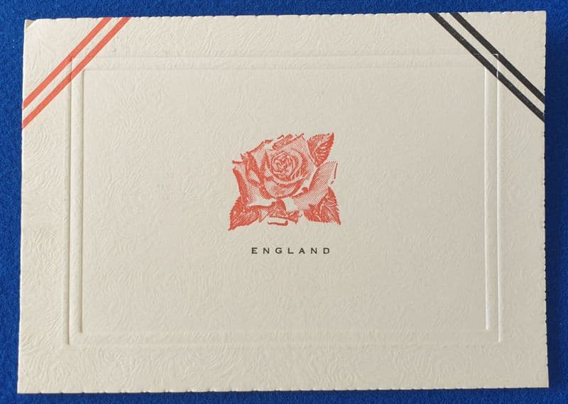 Hawke's Bay v England Dinner (1963, May 28th)