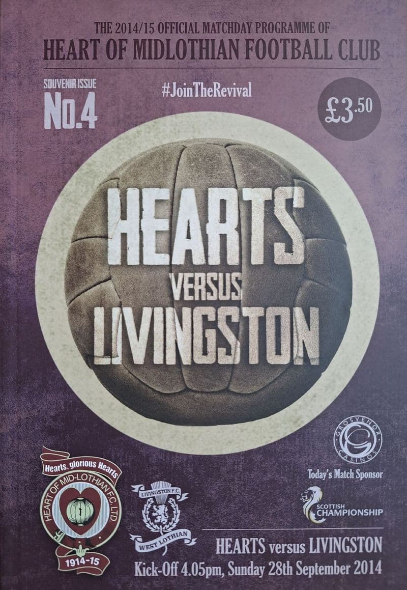 Hearts v Livingston (2014, Sep 28th)