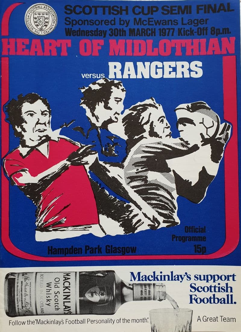 Hearts v Rangers, Scottish Cup SF (1977, Mar 30th)