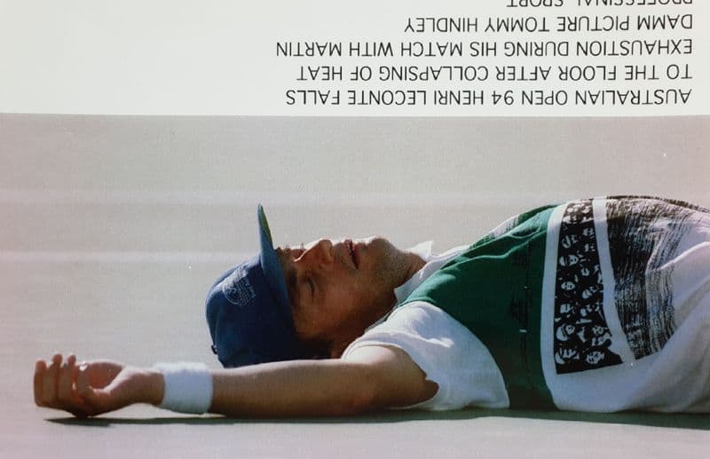 Henri Leconte Colour Press Photo (Australia, 1994)