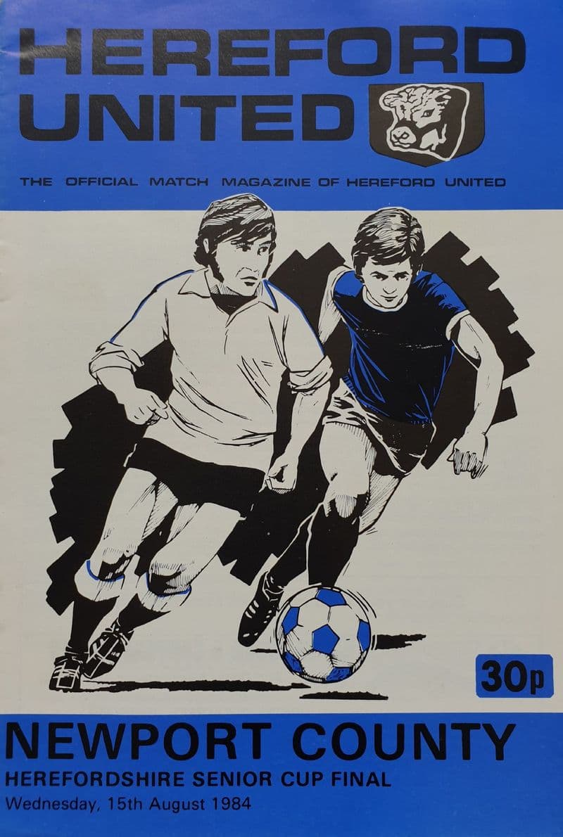 Hereford v Newport County, Herefordshire Cup (1984, Aug 15th)