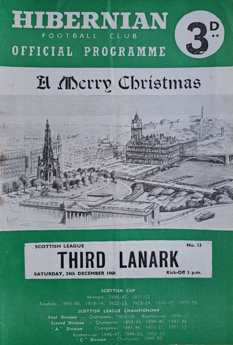 Hibernian v Third Lanark (1960, Dec 24th)