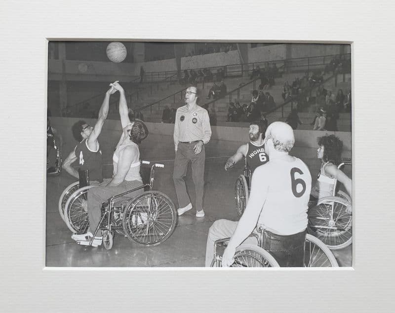 Highbury Wheelchair Basketball Black and White Photo
