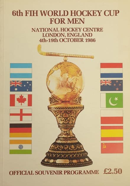 Hockey World Cup 1986 (Oct 4th-19th)