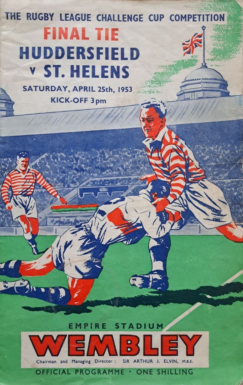 Huddersfield v St Helens, Challenge Cup F (1953, Apr 25th)