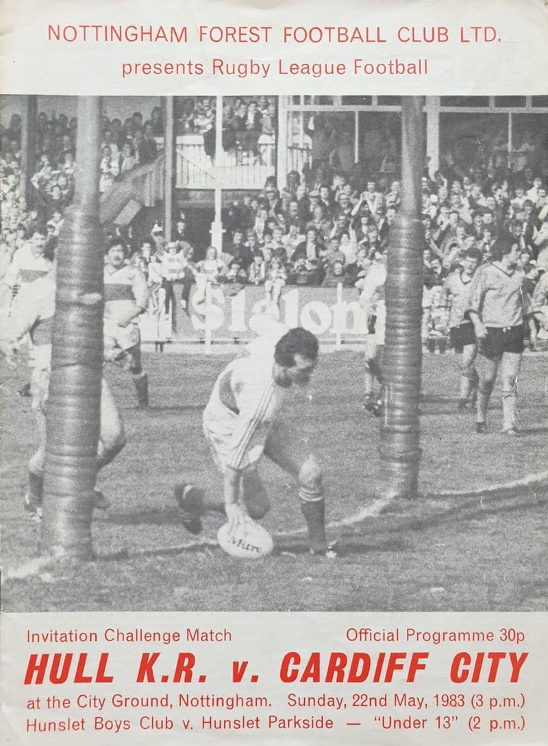 Hull KR v Cardiff City (1983, May 22nd)