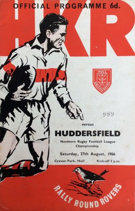 Hull KR v Huddersfield (1968, Aug 27th)