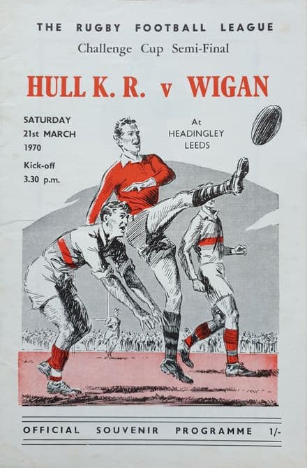 Hull KR v Wigan, Challenge Cup SF (1970, Mar 21st)