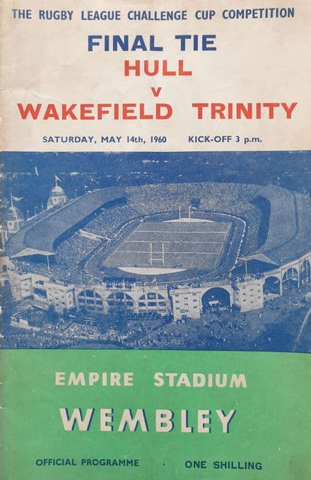 Hull v Wakefield, Challenge Cup F (1960, May 14th)