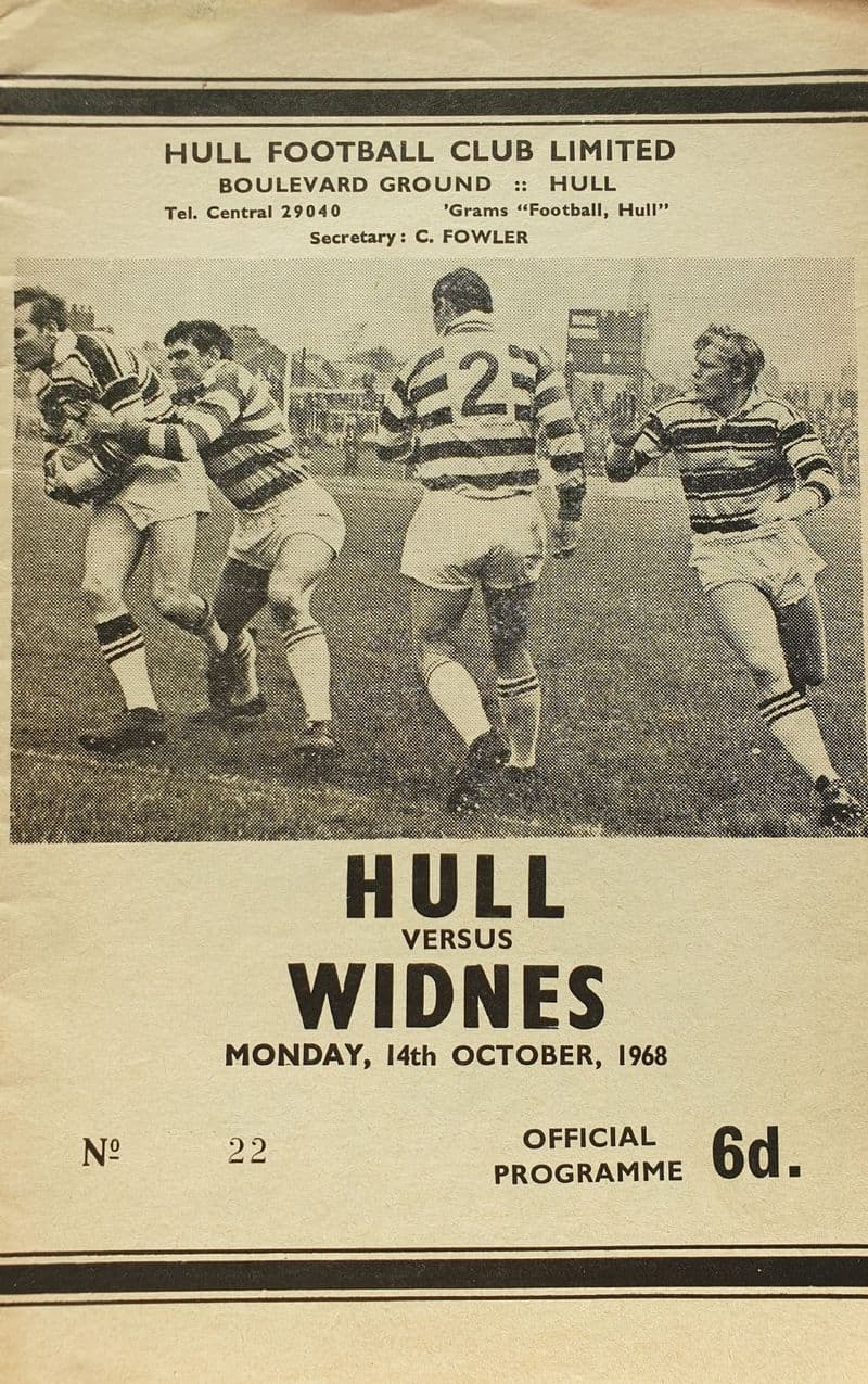 Hull v Widnes (1968, Oct 14th)