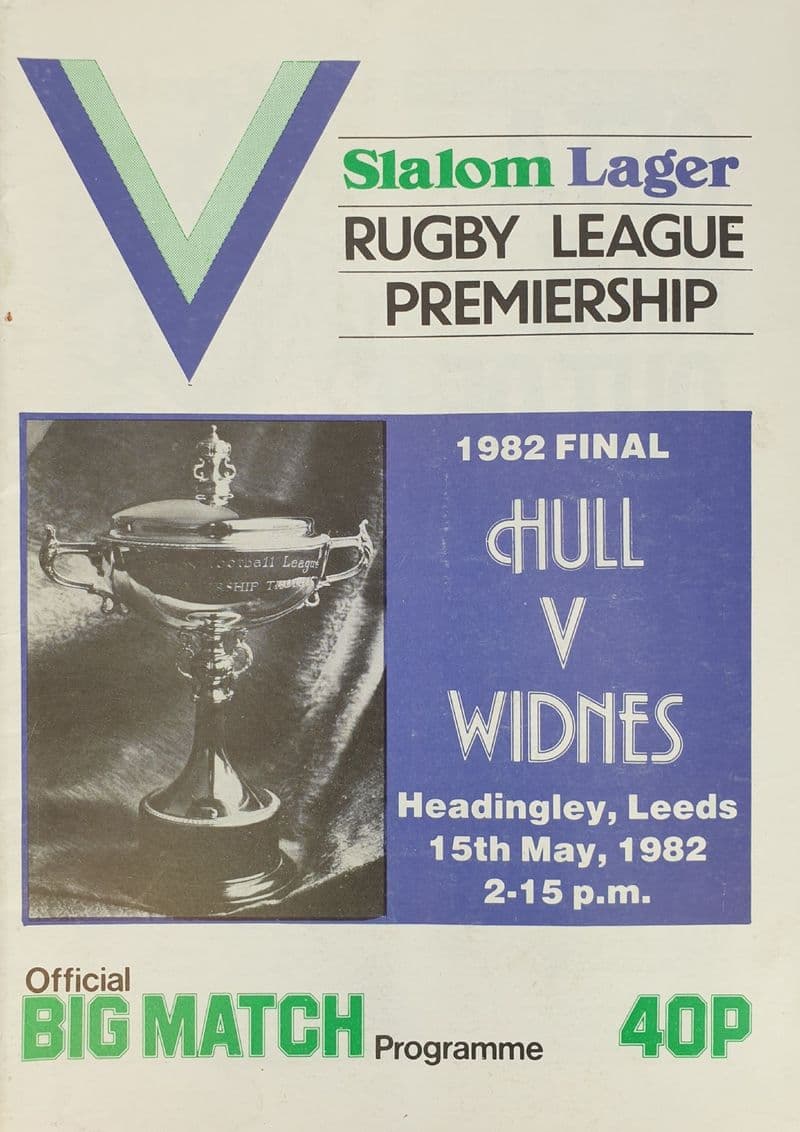 Hull v Widnes, Premiership F (1982, May 15th)