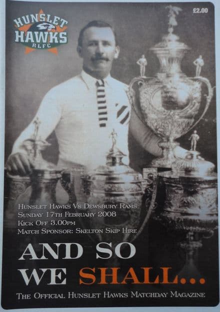 Hunslet v Dewsbury, (2008, Feb 17th)