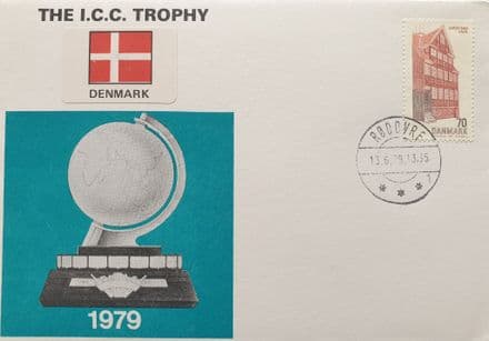 ICC Trophy Denmark FDC (1979, Jun 13th)