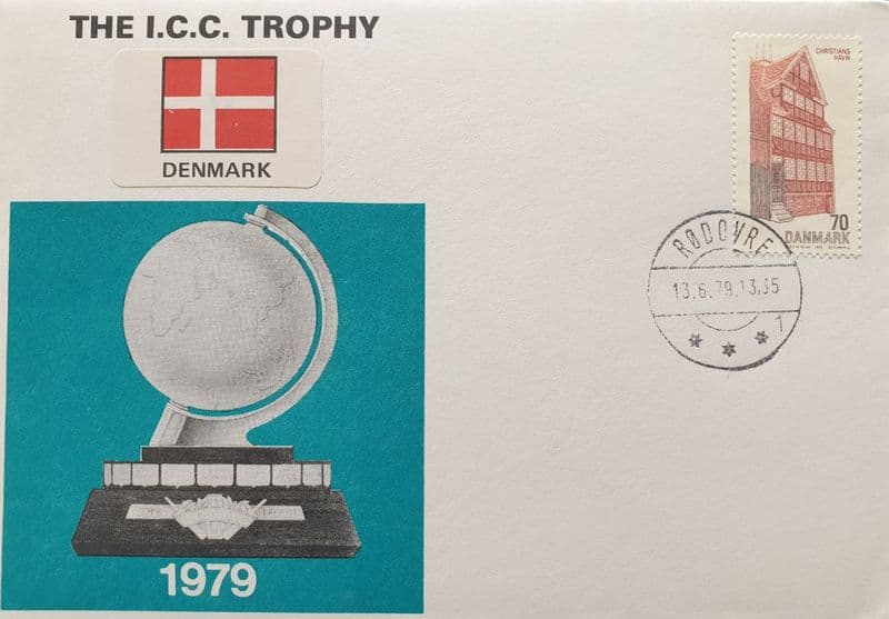 ICC Trophy Denmark FDC (1979, Jun 13th)