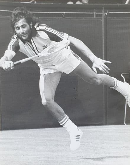 Ilie Nastase Press Photo "Forehand"