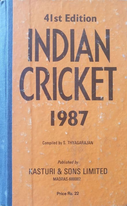 Indian Cricket 1987
