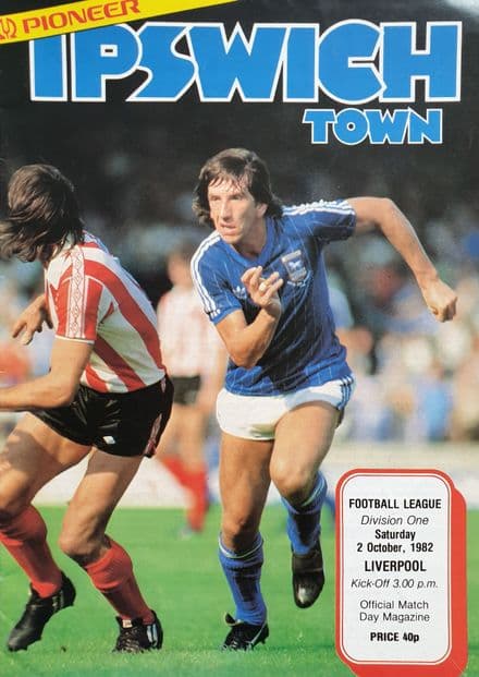 Ipswich Town v Liverpool, Div 1 (1982, Oct 2nd)