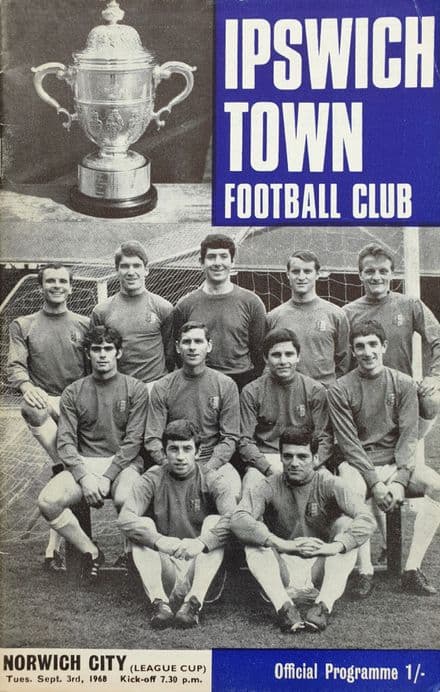 Ipswich Town v Norwich, Lge Cup (1968, Sep 3rd) & FLR