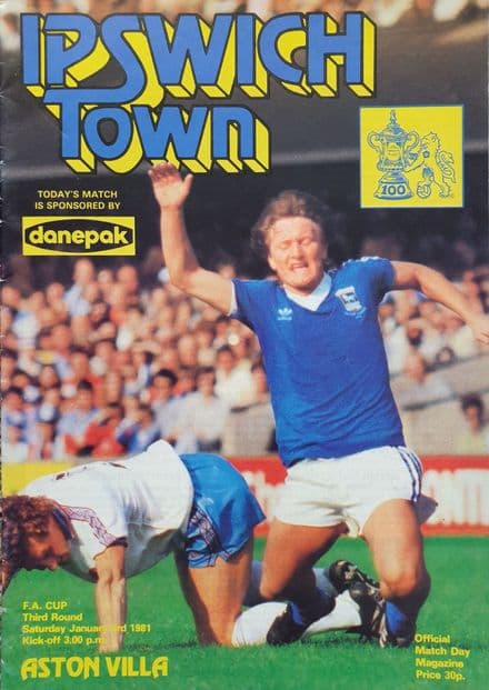 Ipswich v Aston Villa, FA Cup Rnd 3 (1981, Jan 3rd)