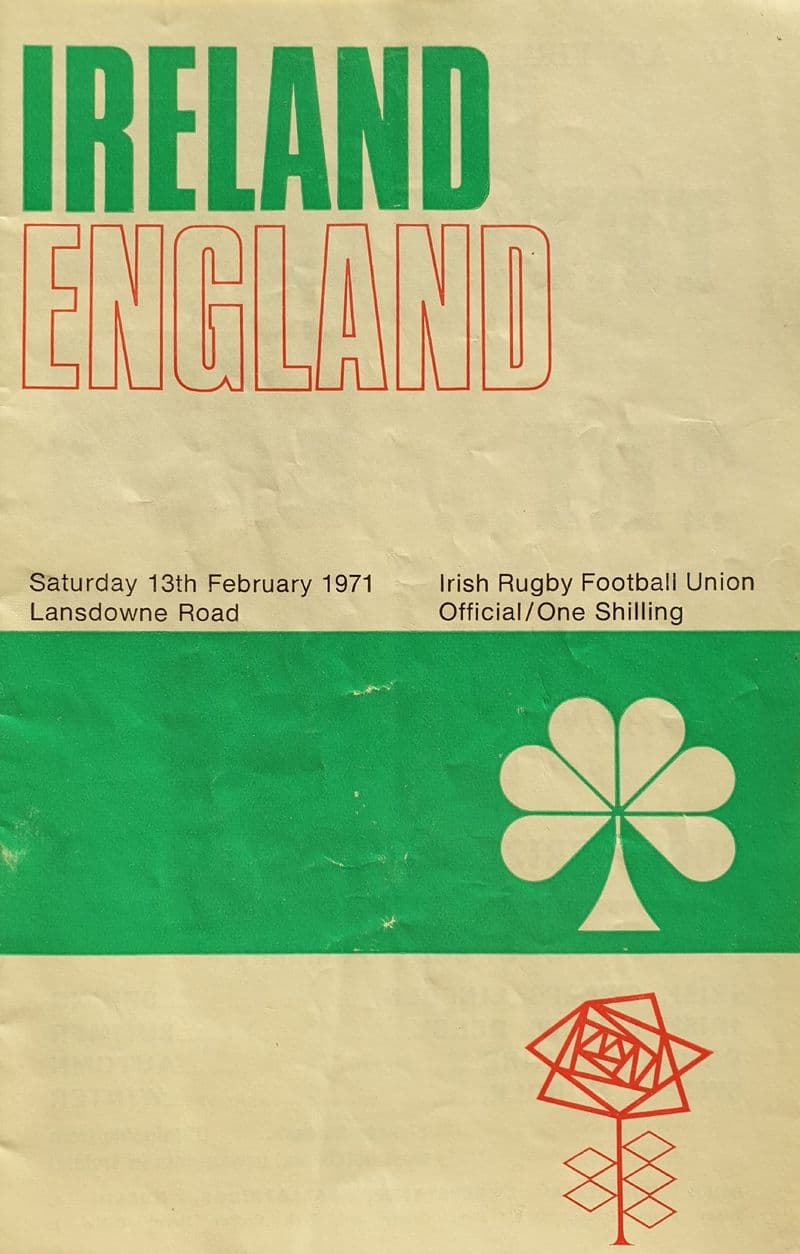 Ireland v England (1971, Feb 13th)