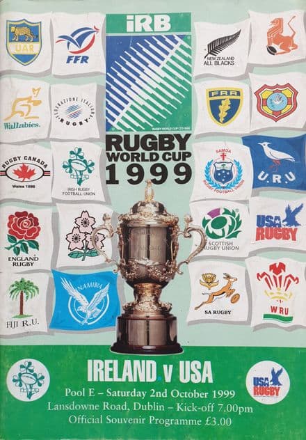 Ireland v USA RWC 1999 (2nd Oct)