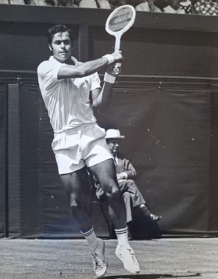 Ismail El Shafei Press Photo (Wimbledon, 1970, Jun 26th)