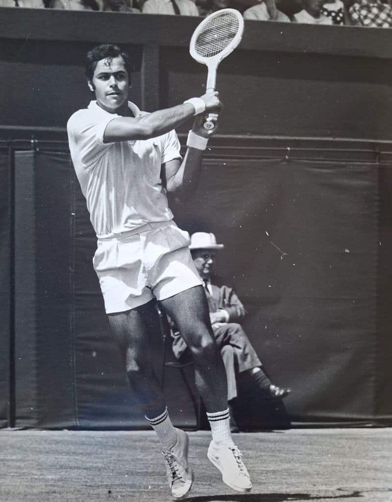 Ismail El Shafei Press Photo (Wimbledon, 1970, Jun 26th)