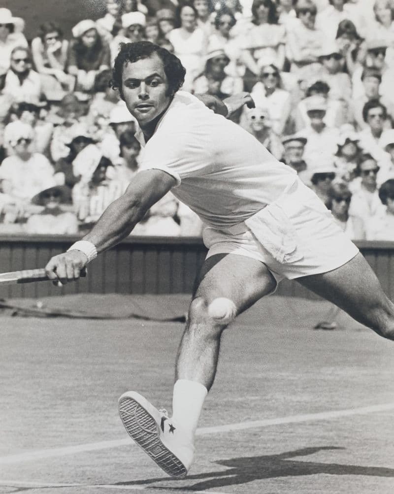 Ismail El Shafei Press Photo, Wimbledon (1976, Jun 23rd)