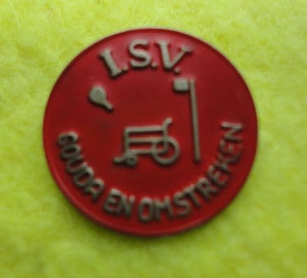 ISV Gouda en Omstreken Red Stick Pin Badge