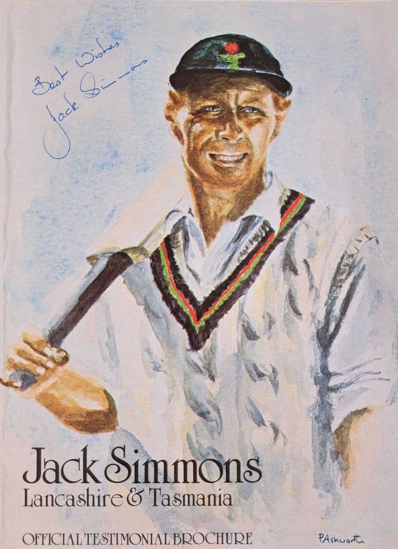 Jack Simmons Benefit Brochure SIGNED
