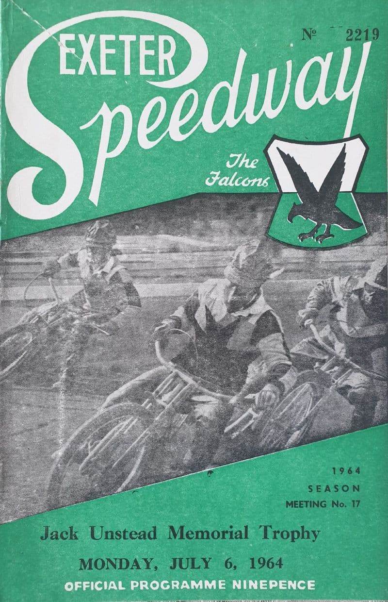 Jack Unstead Memorial Trophy (1964, Jul 6th) SIGNED