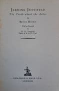 Jardine Justified by Bruce Harris (1933)
