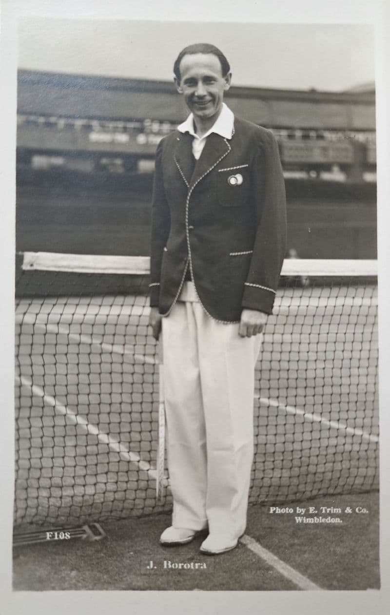 Jean Borotra  Trim Card F108 (Unused)