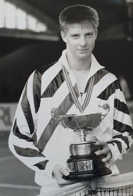 Jeffery Hunter Large Press Photo (Covered Courts, 1988)