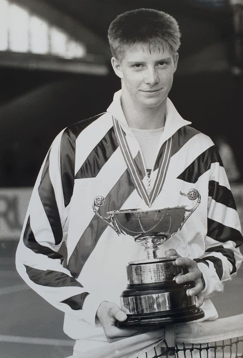 Jeffery Hunter Large Press Photo (Covered Courts, 1988)