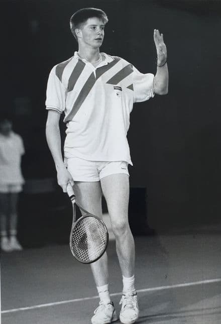 Jeffery Hunter Large Press Photo (Covered Courts, 1988) "Sorry"