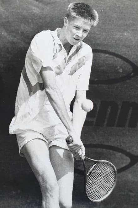 Jeffery Hunter Large Press Photo (Lee-on-Solent, 1988)
