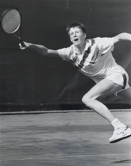 Jeffery Hunter Large Press Photo (Prudential Hardcourts, 1988)