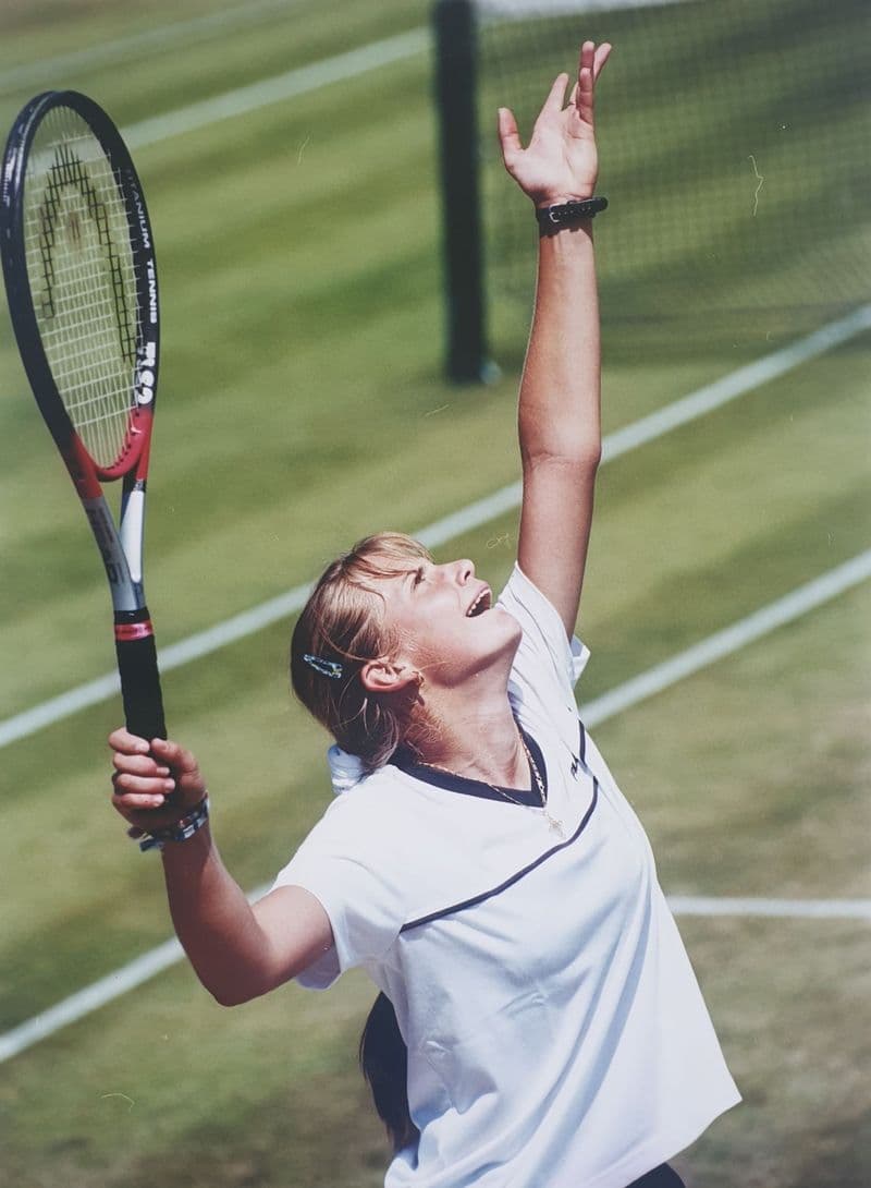 Jelena Dokic Coloured Press Photo (Wimbledon, 1999)