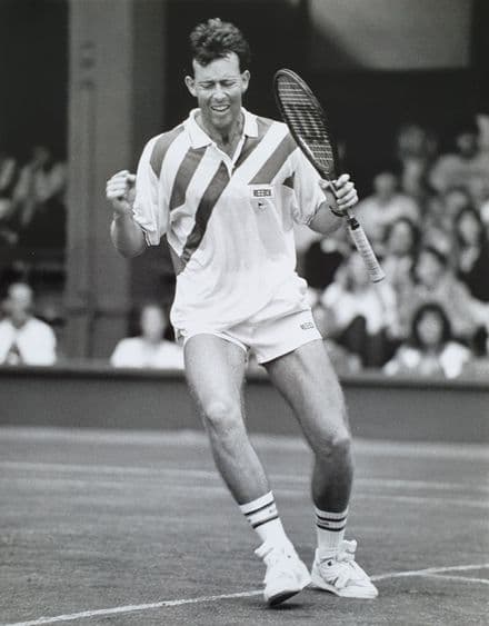 Jeremy Bates Press Photo "Come On" (Wimbledon, 1988)