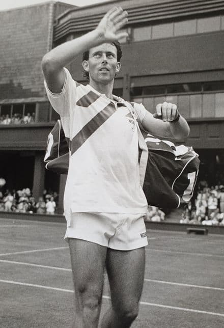 Jeremy Bates Press Photo "Farewell" (Wimbledon, 1988)
