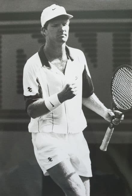 Jim Courier Press Photo ("Come on!")